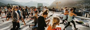 Das Training - Rooftop Session am Dach des Kaufhaus Tyrol